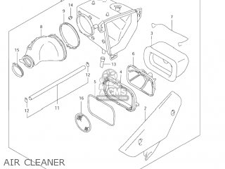 AIR CLEANER - DR-Z250 2003 (K3) USA (E03) DRZ250 DR Z250