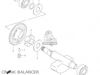 CRANK BALANCER - DR-Z250 2003 (K3) USA (E03) DRZ250 DR Z250