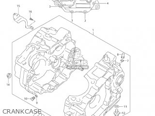 CRANKCASE - DR-Z250 2003 (K3) USA (E03) DRZ250 DR Z250