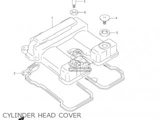 CYLINDER HEAD COVER - DR-Z250 2003 (K3) USA (E03) DRZ250 DR Z250