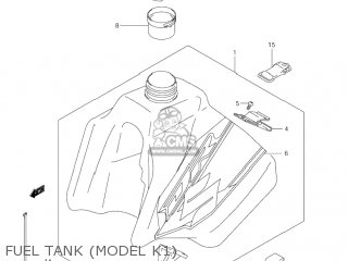 FUEL TANK (MODEL K1) - DR-Z250 2003 (K3) USA (E03) DRZ250 DR Z250
