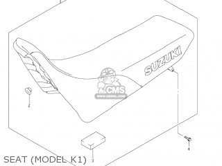 SEAT (MODEL K1) - DR-Z250 2003 (K3) USA (E03) DRZ250 DR Z250