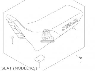 SEAT (MODEL K5) - DR-Z250 2003 (K3) USA (E03) DRZ250 DR Z250