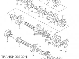 TRANSMISSION - DR-Z250 2003 (K3) USA (E03) DRZ250 DR Z250