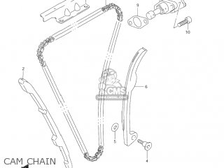 CAM CHAIN - DR-Z250 2004 (K4) USA (E03) DRZ250 DR Z250