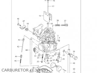 CARBURETOR (E3/E28) - DR-Z250 2004 (K4) USA (E03) DRZ250 DR Z250