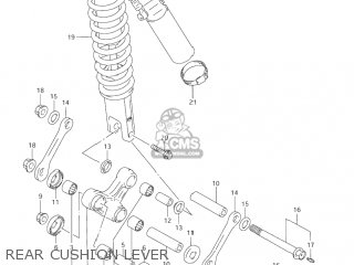 REAR CUSHION LEVER - DR-Z250 2004 (K4) USA (E03) DRZ250 DR Z250