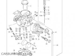 CARBURETOR (E33) - DR-Z250 2005 (K5) USA (E03) DRZ250 DR Z250