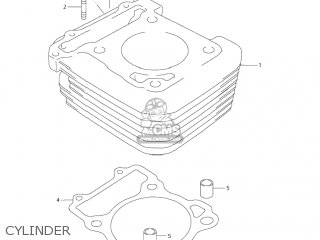 CYLINDER - DR-Z250 2005 (K5) USA (E03) DRZ250 DR Z250