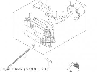 HEADLAMP (MODEL K1) - DR-Z250 2005 (K5) USA (E03) DRZ250 DR Z250