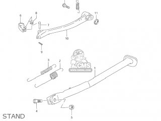 STAND - DR-Z250 2005 (K5) USA (E03) DRZ250 DR Z250