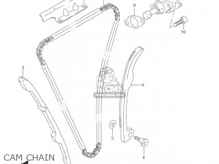 CAM CHAIN - DR-Z250 2006 (K6) USA (E03) DRZ250 DR Z250