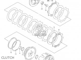 CLUTCH - DR-Z250 2006 (K6) USA (E03) DRZ250 DR Z250