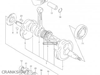 CRANKSHAFT - DR-Z250 2006 (K6) USA (E03) DRZ250 DR Z250