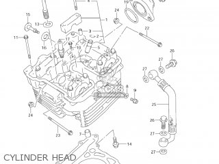 CYLINDER HEAD - DR-Z250 2006 (K6) USA (E03) DRZ250 DR Z250