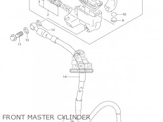 FRONT MASTER CYLINDER - DR-Z250 2006 (K6) USA (E03) DRZ250 DR Z250