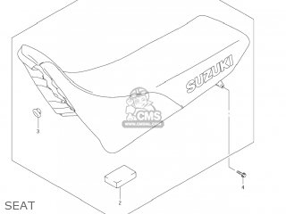 SEAT - DR-Z250 2006 (K6) USA (E03) DRZ250 DR Z250