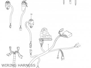 WIRING HARNESS - DR-Z250 2006 (K6) USA (E03) DRZ250 DR Z250