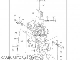 CARBURETOR (E28) - DR-Z250 2007 (K7) USA (E03) DRZ250 DR Z250