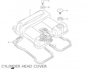 CYLINDER HEAD COVER - DR-Z250 2007 (K7) USA (E03) DRZ250 DR Z250