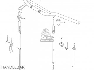 HANDLEBAR - DR-Z250 2007 (K7) USA (E03) DRZ250 DR Z250