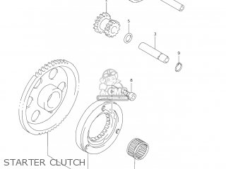 STARTER CLUTCH - DR-Z250 2007 (K7) USA (E03) DRZ250 DR Z250