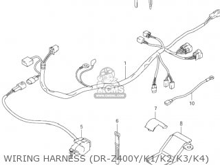 Suzuki DR-Z400 2000 (Y) USA (E03) DRZ400 DR Z400 parts ... z400 wiring harness 