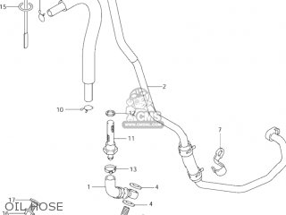 OIL HOSE - DR-Z400 2000 (Y) USA (E03) DRZ400 DR Z400
