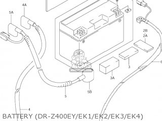 BATTERY (DR-Z400EY/EK1/EK2/EK3/EK4) - DR-Z400 2001 (K1) USA (E03) DRZ400 DR Z400