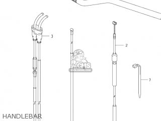 HANDLEBAR - DR-Z400 2001 (K1) USA (E03) DRZ400 DR Z400