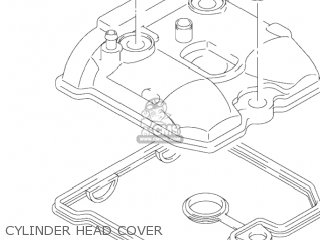 CYLINDER HEAD COVER - DR-Z400 2003 (K3) USA (E03) DRZ400 DR Z400
