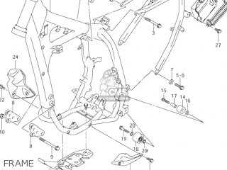 FRAME - DR-Z400 2003 (K3) USA (E03) DRZ400 DR Z400