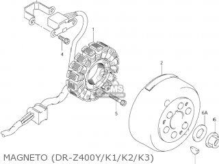 MAGNETO (DR-Z400Y/K1/K2/K3) - DR-Z400 2003 (K3) USA (E03) DRZ400 DR Z400