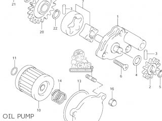 OIL PUMP - DR-Z400 2003 (K3) USA (E03) DRZ400 DR Z400
