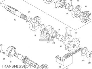 TRANSMISSION - DR-Z400 2003 (K3) USA (E03) DRZ400 DR Z400