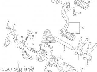 GEAR SHIFTING - DR-Z400 2004 (K4) USA (E03) DRZ400 DR Z400