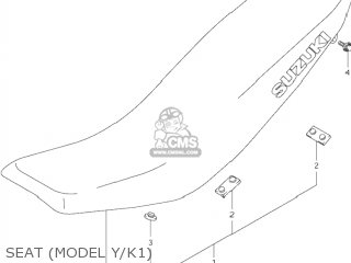 SEAT (MODEL Y/K1) - DR-Z400 2004 (K4) USA (E03) DRZ400 DR Z400