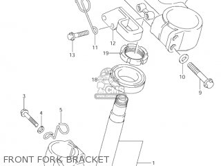 FRONT FORK BRACKET - DR-Z400E 2000 (Y) USA (E03) DRZ400E DR Z400E