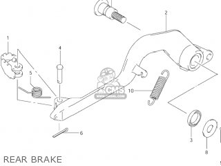 REAR BRAKE - DR-Z400E 2000 (Y) USA (E03) DRZ400E DR Z400E