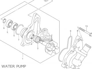 WATER PUMP - DR-Z400E 2002 (K2) USA (E03) DRZ400E DR Z400E