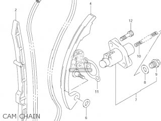 CAM CHAIN - DR-Z400E 2003 (K3) USA (E03) DRZ400E DR Z400E