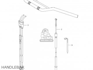 HANDLEBAR - DR-Z400E 2005 (K5) USA (E03) DRZ400E DR Z400E