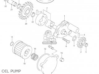 OIL PUMP - DR-Z400E 2005 (K5) USA (E03) DRZ400E DR Z400E