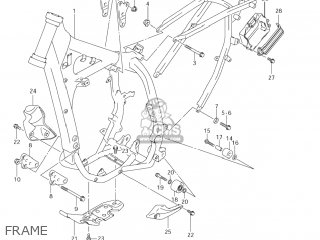 FRAME - DR-Z400E 2006 (K6) USA (E03) DRZ400E DR Z400E
