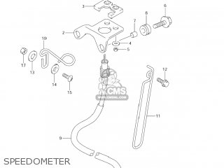 SPEEDOMETER - DR-Z400E 2007 (K7) USA (E03) DRZ400E DR Z400E
