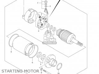 STARTING MOTOR - DR-Z400E 2007 (K7) USA (E03) DRZ400E DR Z400E