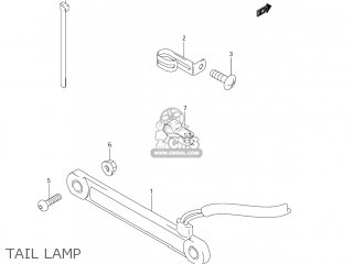 TAIL LAMP - DR-Z400E 2007 (K7) USA (E03) DRZ400E DR Z400E