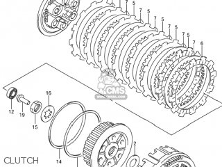 CLUTCH - DR-Z400S 2000 (Y) USA (E03) DRZ400S DR Z400S