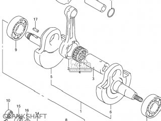 CRANKSHAFT - DR-Z400S 2000 (Y) USA (E03) DRZ400S DR Z400S