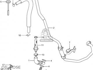 OIL HOSE - DR-Z400S 2000 (Y) USA (E03) DRZ400S DR Z400S
